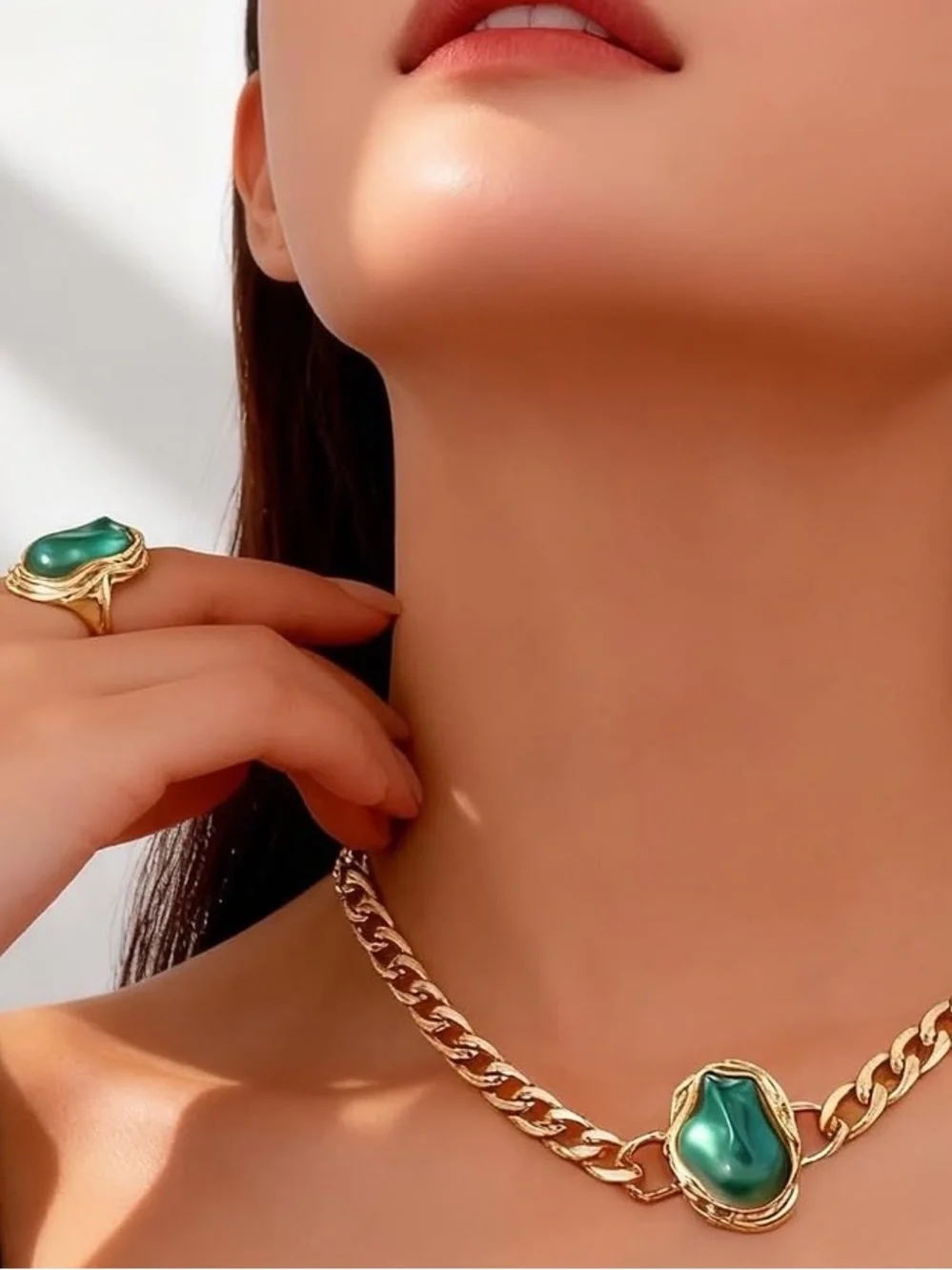 Anthropologie gold tone